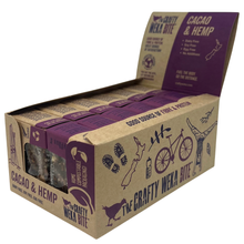 Load image into Gallery viewer, 12x Bite Size Cacao and Hemp Flavour Snack Bars
