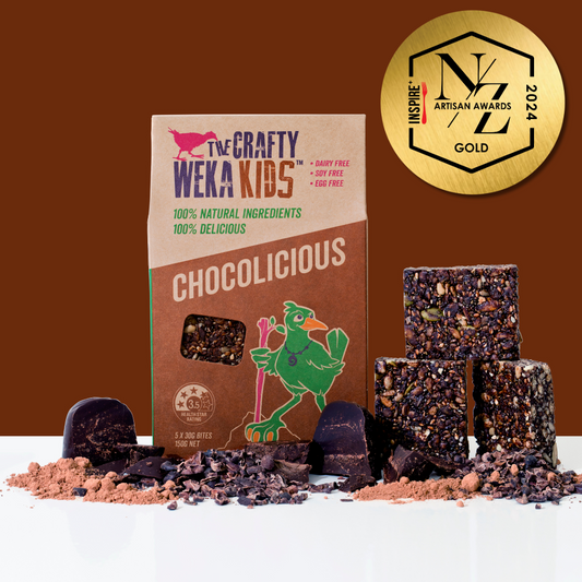 25x Chocolicious Flavour Kids Bite Size Snack Bars (5x packs of 5)