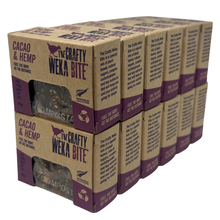 Load image into Gallery viewer, 12x Bite Size Cacao and Hemp Flavour Snack Bars
