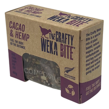 Load image into Gallery viewer, 12x Bite Size Cacao and Hemp Flavour Snack Bars
