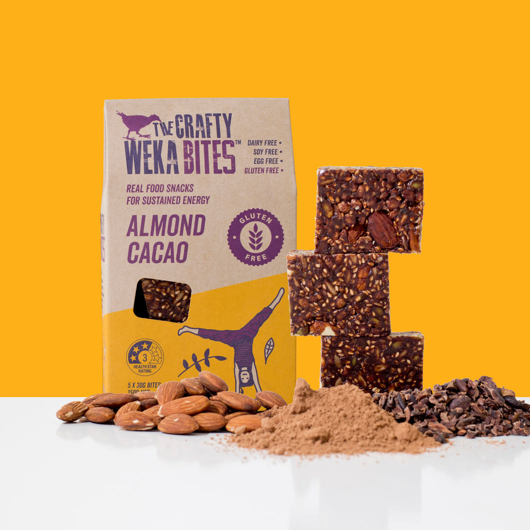 GF Almond Cacao Pouches (x5) – Total of 25 Bites