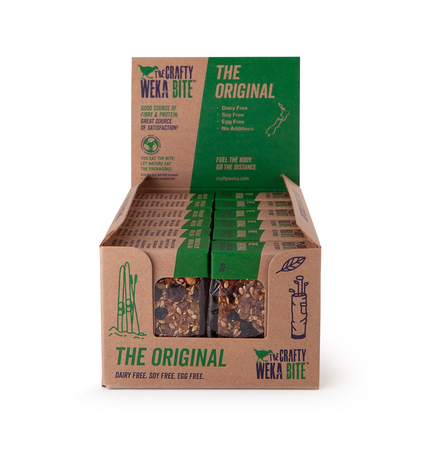 12x Bite Size Original Flavour Snack Bars