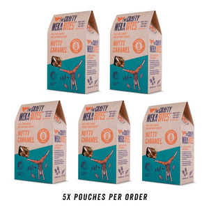 GF Nutty Caramel Pouches (x5) – Total of 25 Bites